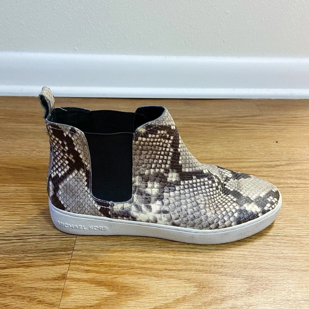 Micheal Kors Snakeskin Chelsea Boot